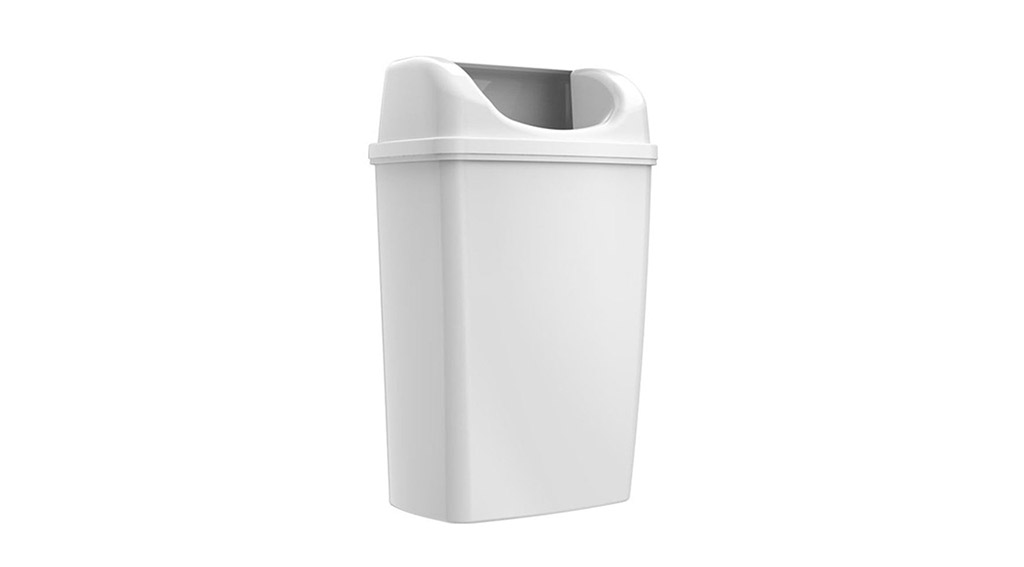 Rulopak Duvara Monte Çöp Kovası 25L Beyaz