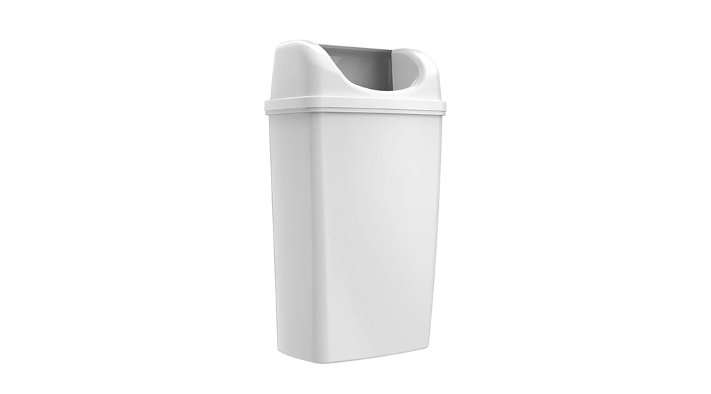 Rulopak Duvara Monte Çöp Kovası 50L Beyaz