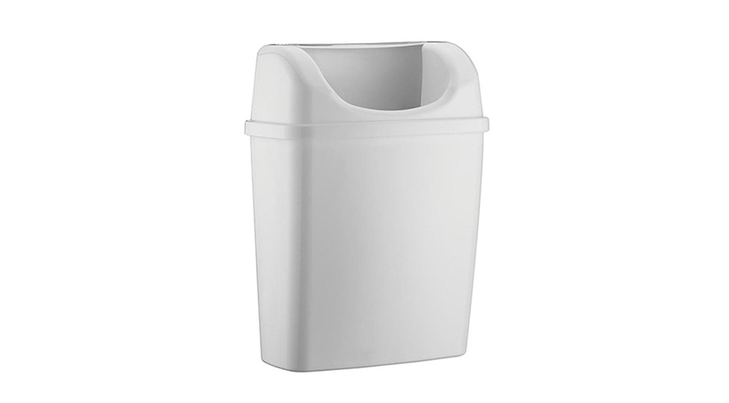 Rulopak Duvara Monte Çöp Kovası 6L Beyaz