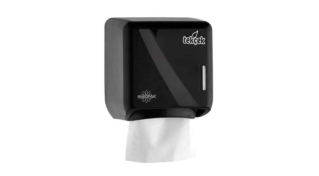 Rulopak Tekçek Mini Tuvalet Kağıdı Dispenseri Siyah